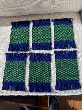 Coasters - fabric - hand woven